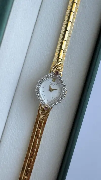 Pulsar Diamond & Ruby Marquise Bracelet Watch 3