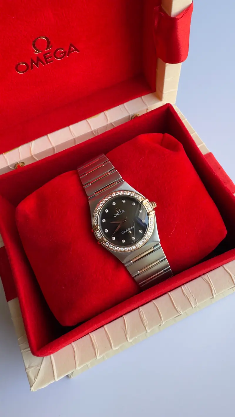 Omega Constellation Diamond Two-Tone Watch