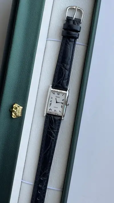 Seiko Exceline Rectangular Vintage Watch 6