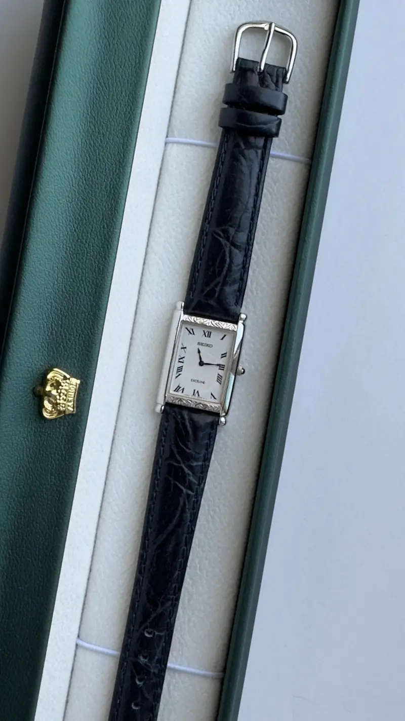 Seiko Exceline Rectangular Vintage Watch — image 6