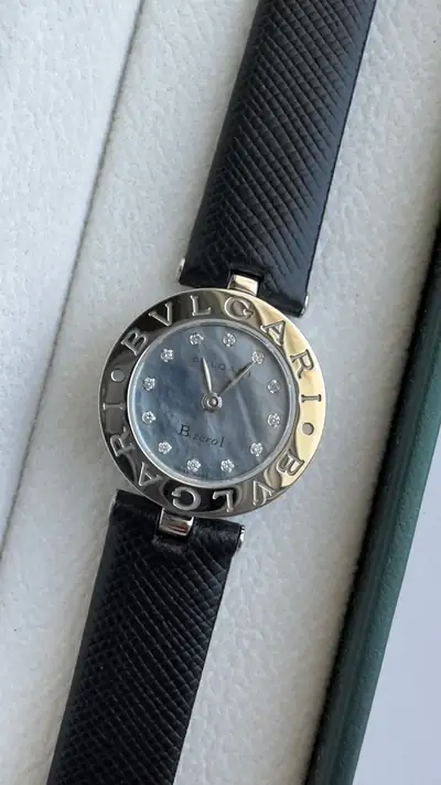 Bulgari B.zero1 Blue Mother-of-Pearl Diamond Watch 2