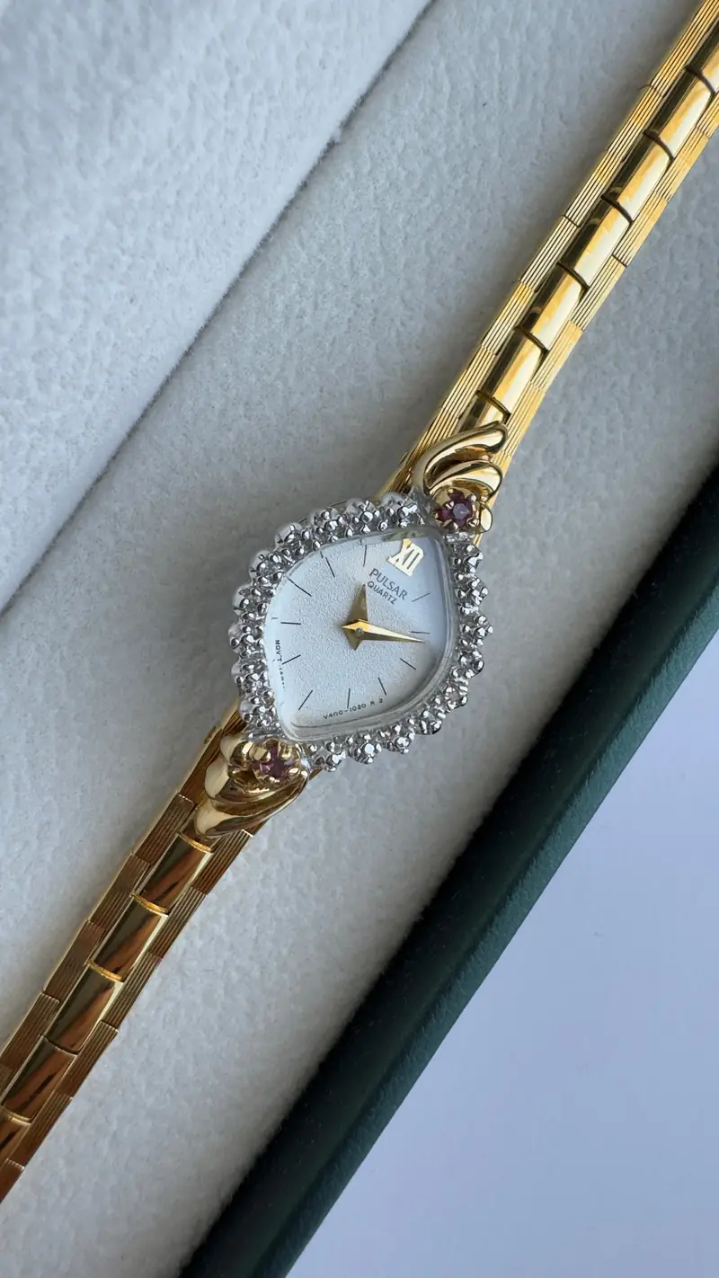 Pulsar Diamond & Ruby Marquise Bracelet Watch — image 6