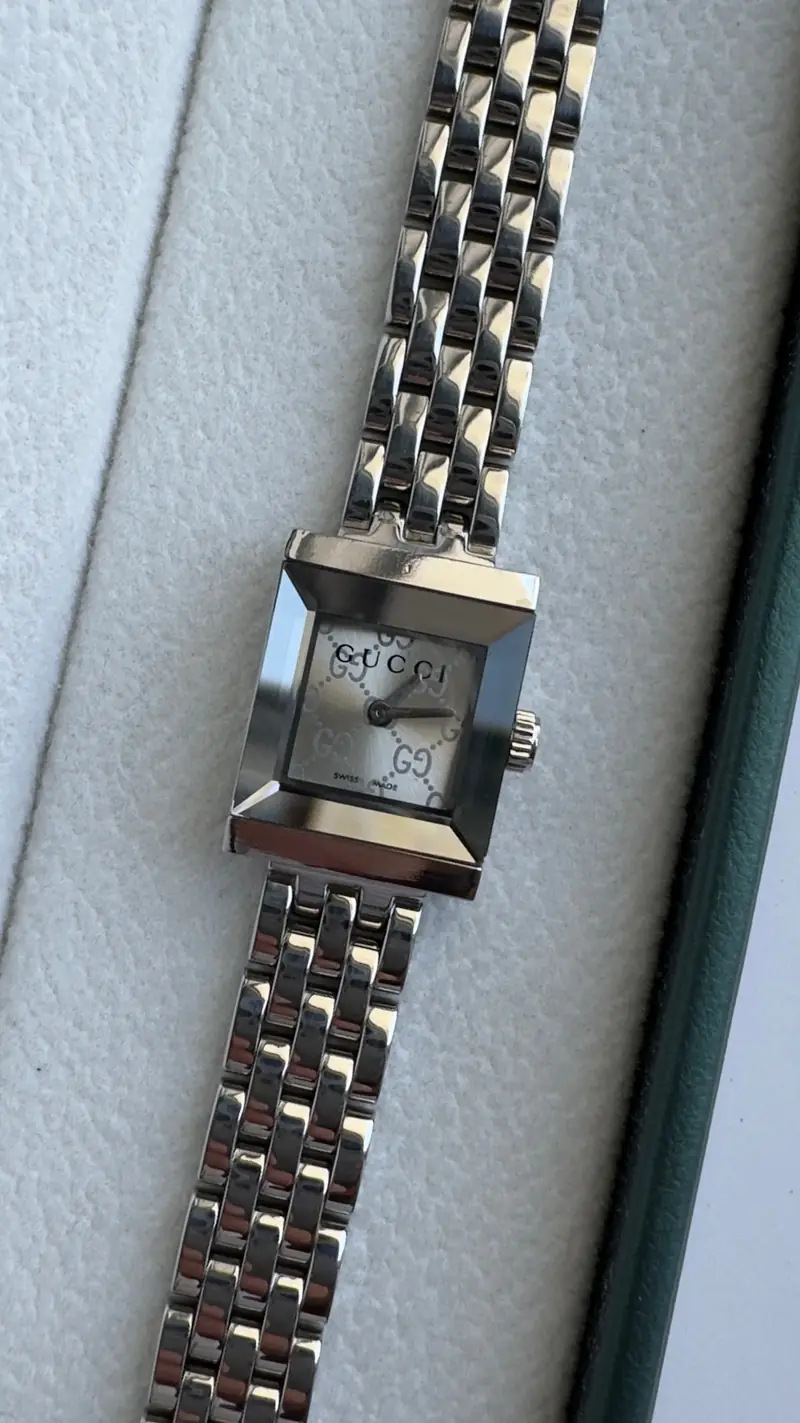 Gucci Mini GG Monogram Square Bracelet Watch — image 2