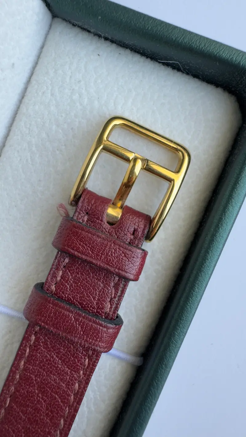 Hermès Kelly Gold-Tone Padlock Watch — image 6