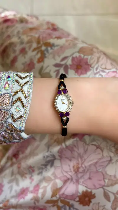 Pulsar Amethyst Cord Bracelet Watch 7