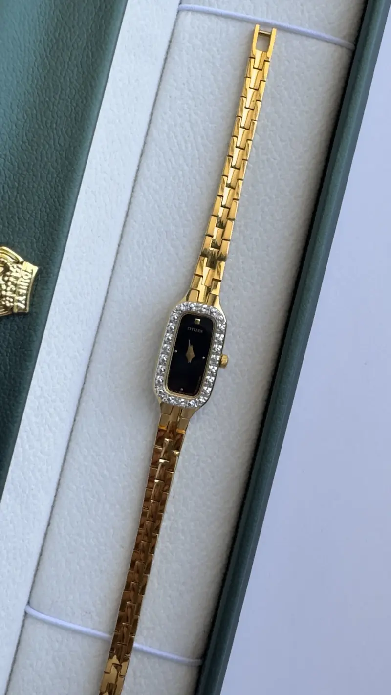 Graceful Citizen Black Dial Zircon Watch — image 4