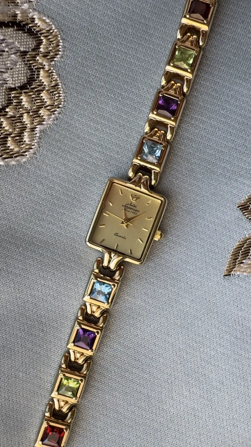Vibrant Jules Jürgensen Multi-Gem Watch