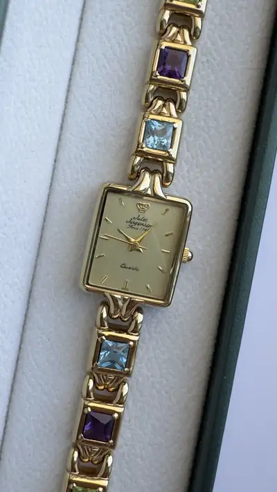 Vibrant Jules Jürgensen Multi-Gem Watch 3