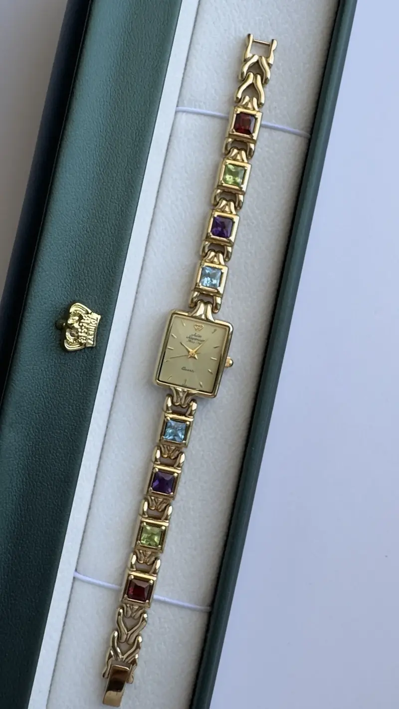 Vibrant Jules Jürgensen Multi-Gem Watch — image 5