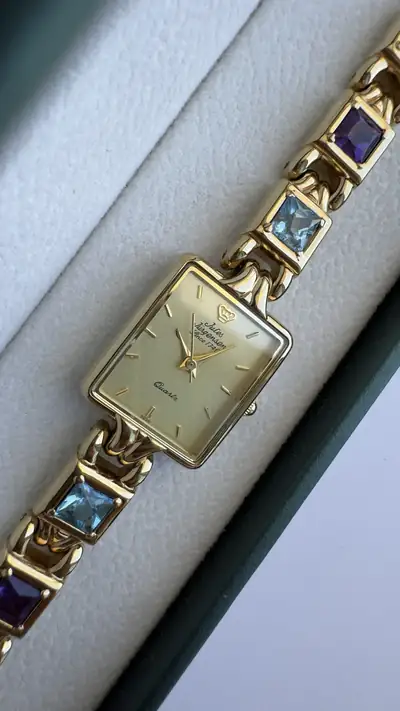 Vibrant Jules Jürgensen Multi-Gem Watch 6