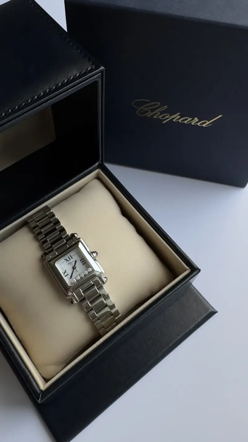 Iconic Chopard Happy Sport Floating Diamonds Watch