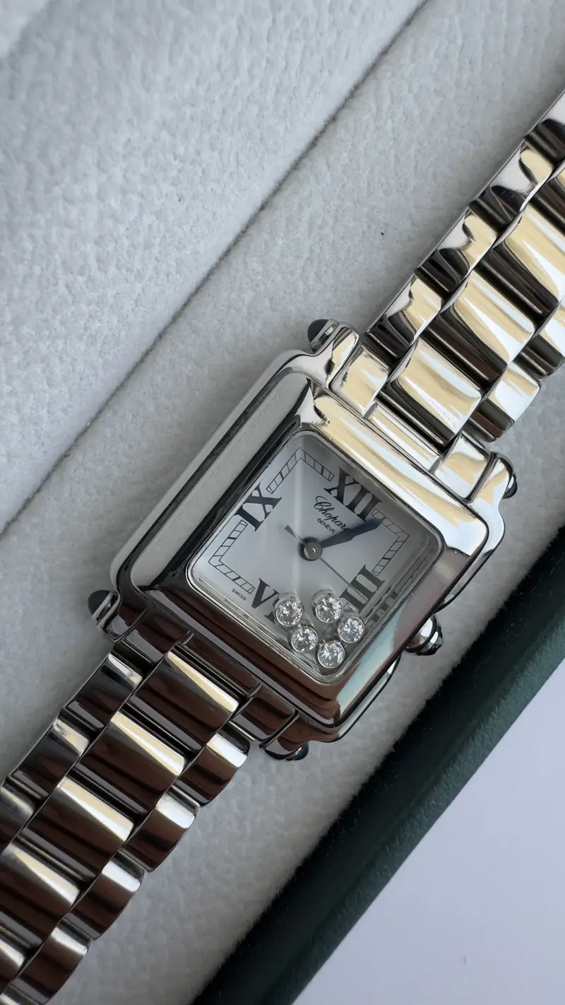 Iconic Chopard Happy Sport Floating Diamonds Watch — image 5