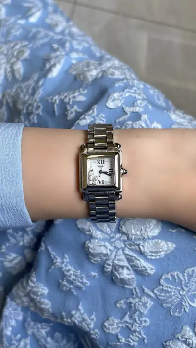 Iconic Chopard Happy Sport Floating Diamonds Watch 7