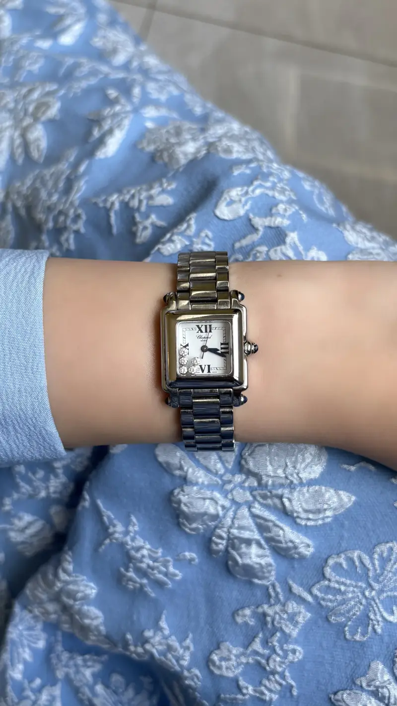 Iconic Chopard Happy Sport Floating Diamonds Watch — image 7