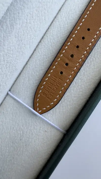 Distinctive Hermès Small Diamond H Case Watch 5