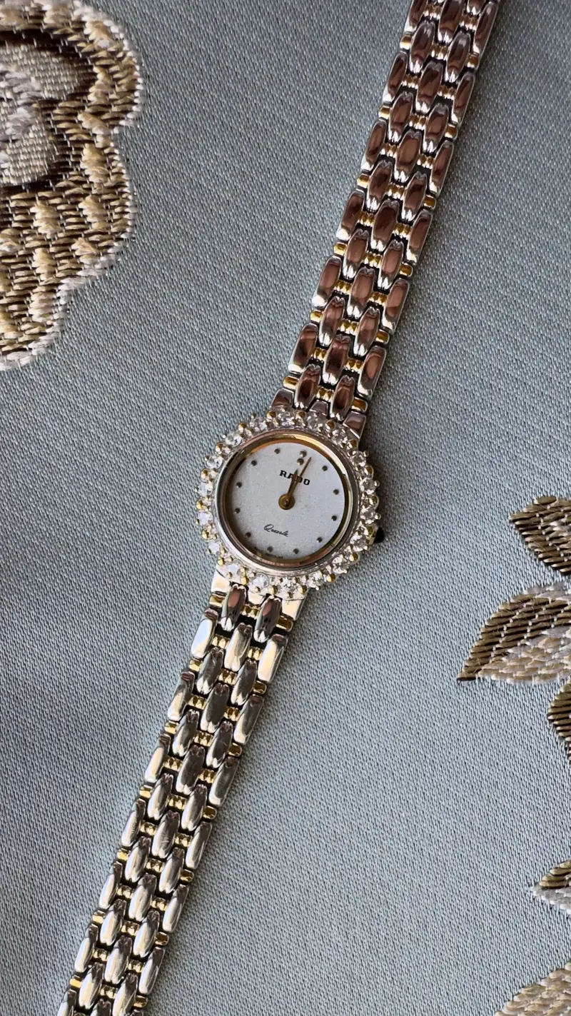 Rado Zircon Bezel Two-Tone Bracelet Watch