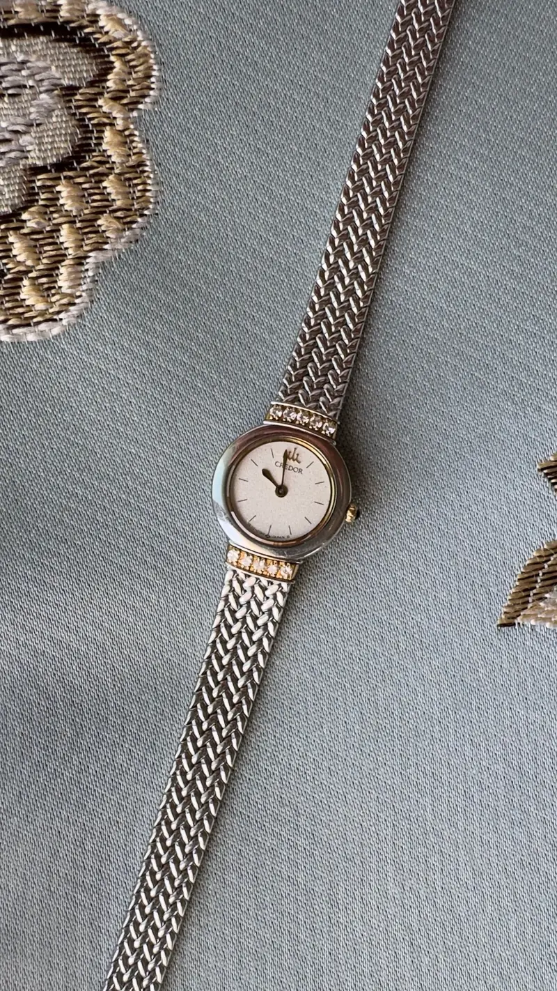 Elegant Credor Diamond Watch