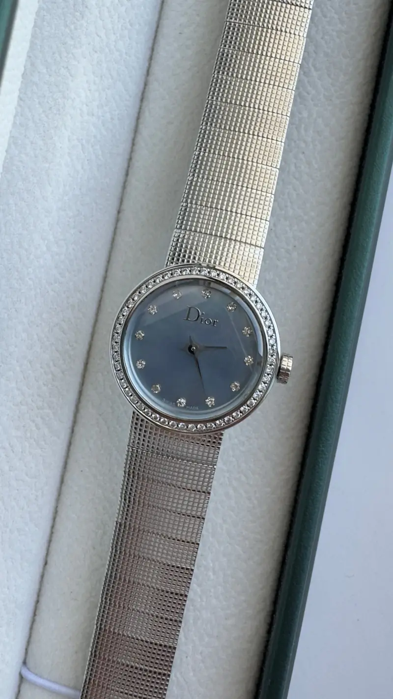 Dior Blue Mother-of-Pearl Diamond Watch — image 3