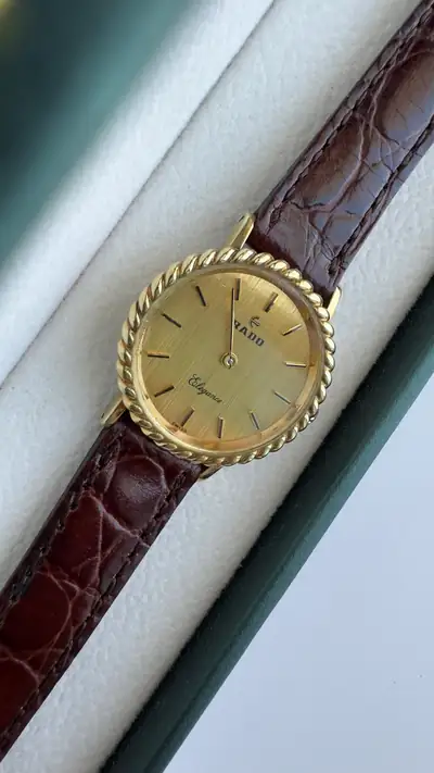 Vintage Rado Elegance Gold-Tone Watch 7
