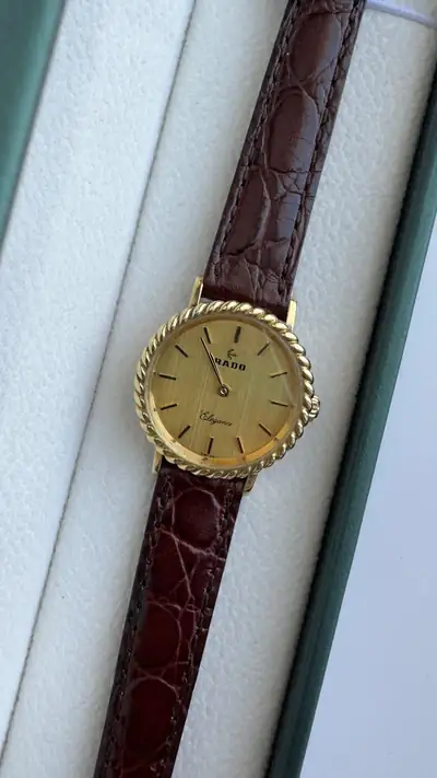 Vintage Rado Elegance Gold-Tone Watch 3