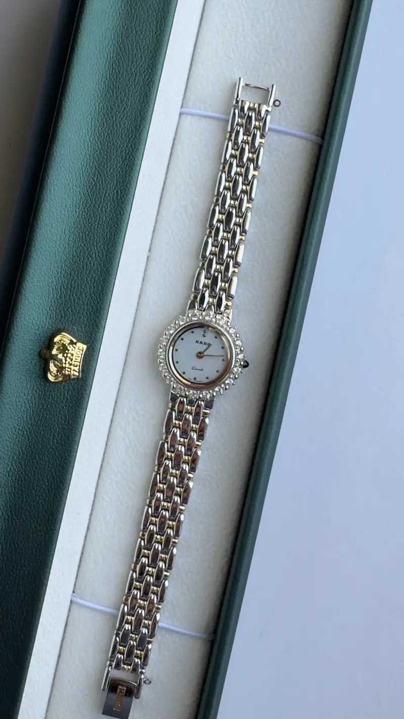 Rado Zircon Bezel Two-Tone Bracelet Watch — image 5