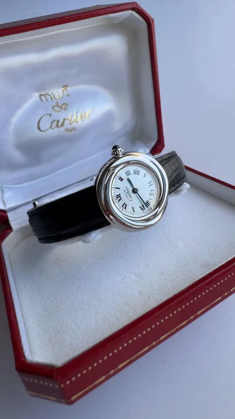 Cartier Round Silver-Tone Watch