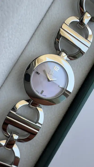 Christian Dior Silver-Tone Bracelet Watch 5