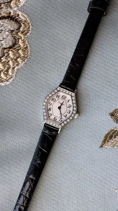 Longines Diamond-Set Hexagonal Case Watch 1
