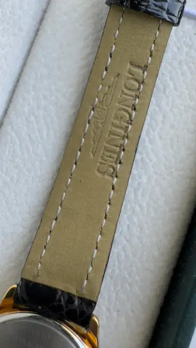 Longines Roman Numeral Gold-Tone Watch 6