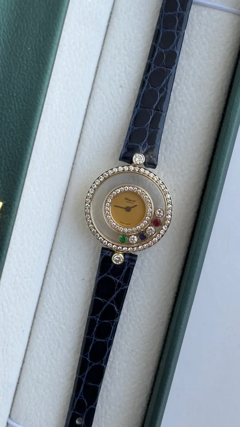 Chopard Happy Diamonds 18K Yellow Gold Vintage Watch — image 5