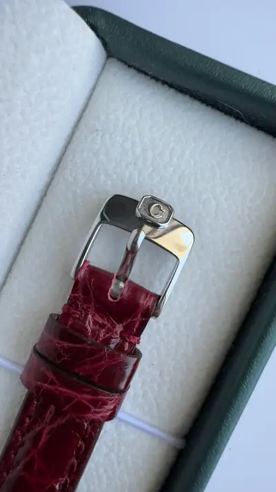 Chopard Happy Sport Square Burgundy Strap Watch 6