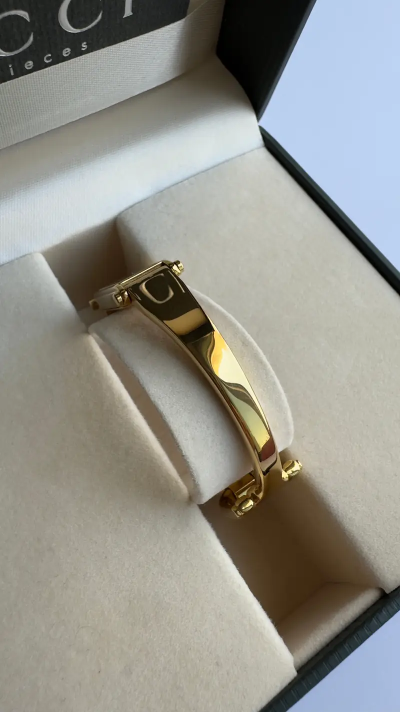 Gucci Slim Gold-Tone Bangle Watch — image 5