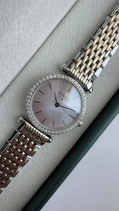 Longines Diamond Pink Mother-of-Pearl Watch 7