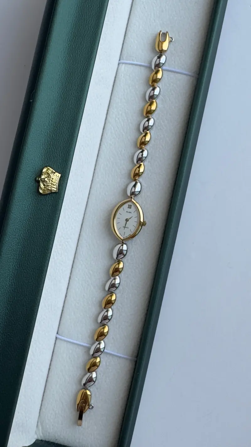 Elegant Seiko Alba Two-Tone Watch — image 5