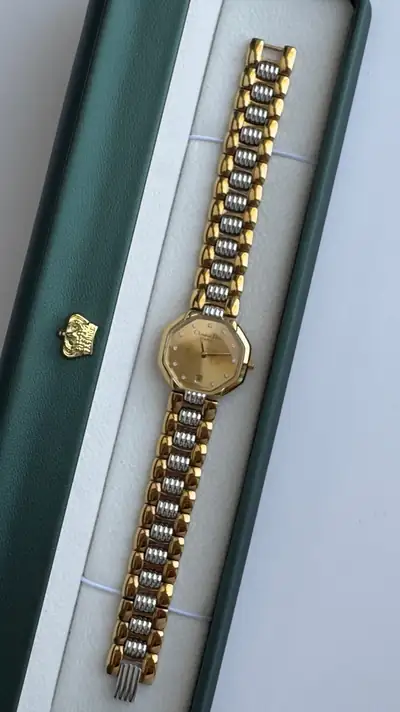 Christian Dior Two-Tone Diamond Vintage Watch 7