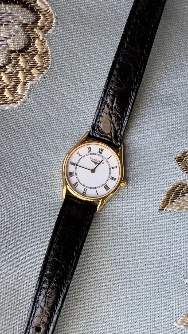 Longines Roman Numeral Gold-Tone Watch