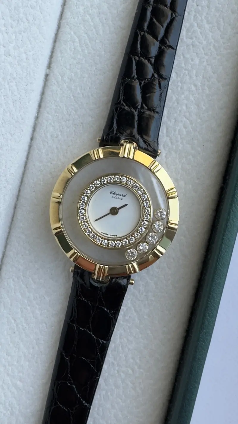 Chopard Happy Diamonds 18K Yellow Gold Diamond Watch — image 2