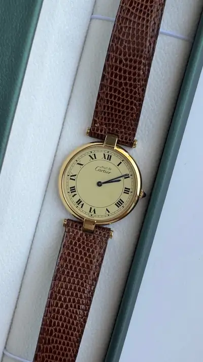 Classic Cartier Must de Cartier Large Model Watch 4