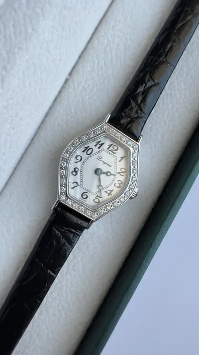 Longines Diamond-Set Hexagonal Case Watch 7