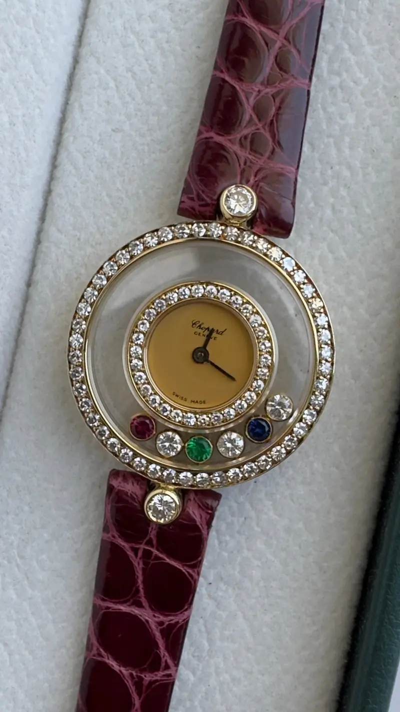Chopard Happy Diamonds 18K Yellow Gold Vintage Watch — image 13