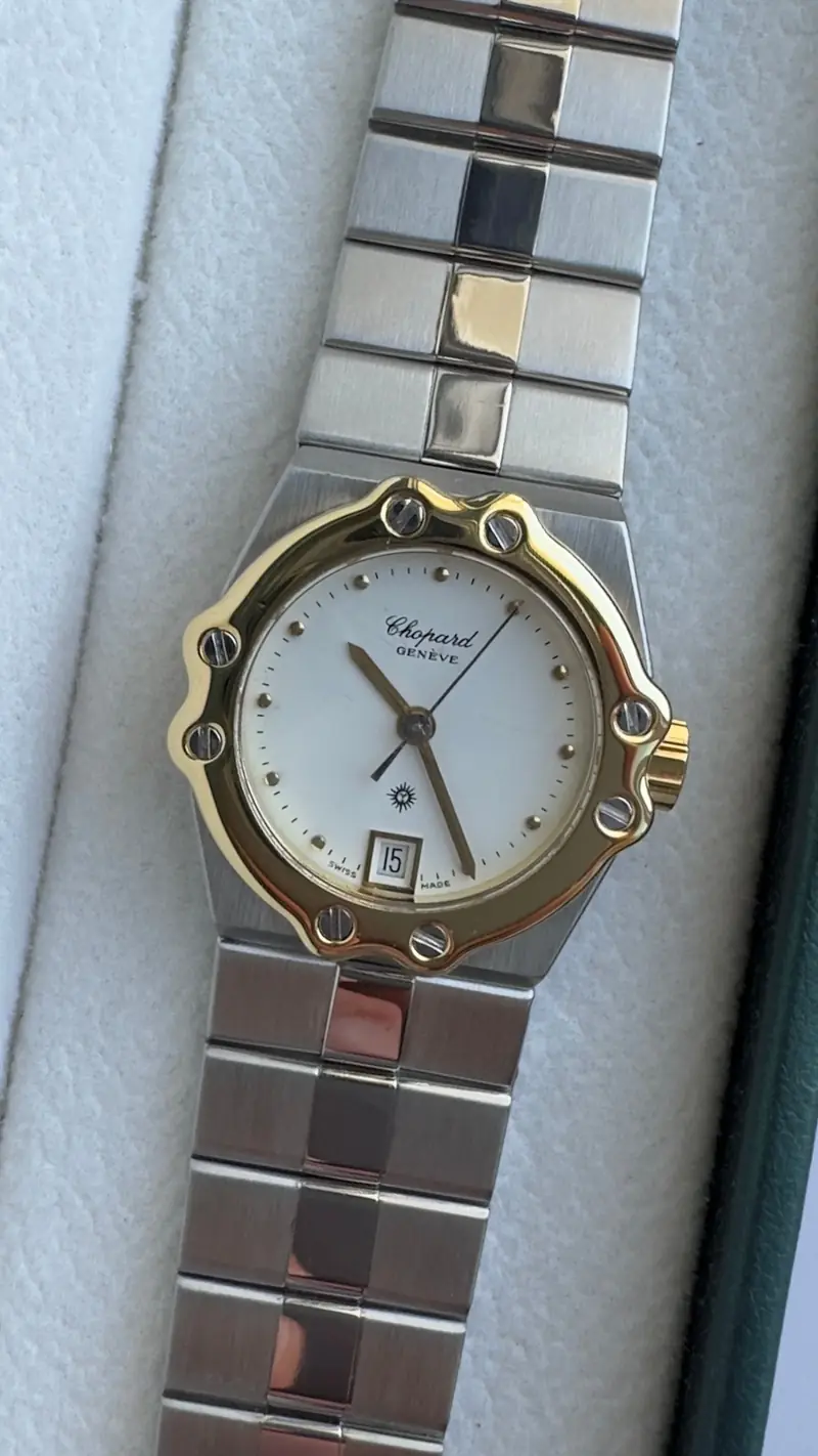 Chopard Two-Tone Stainless Steel & 18K Yellow Gold Bezel Watch — image 2
