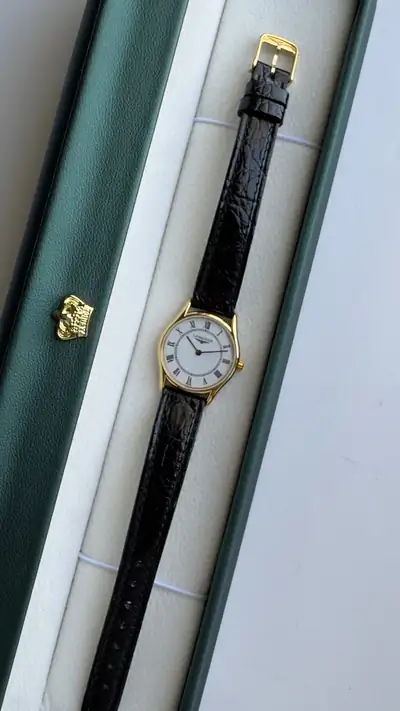 Longines Roman Numeral Gold-Tone Watch 5