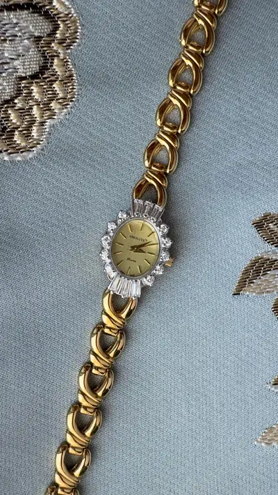 Elegant Jules Jurgensen Crystal Watch 1