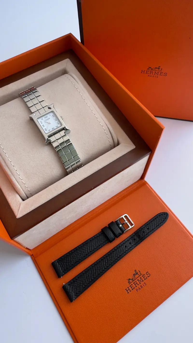 Hermès H Mini Stainless Steel Watch