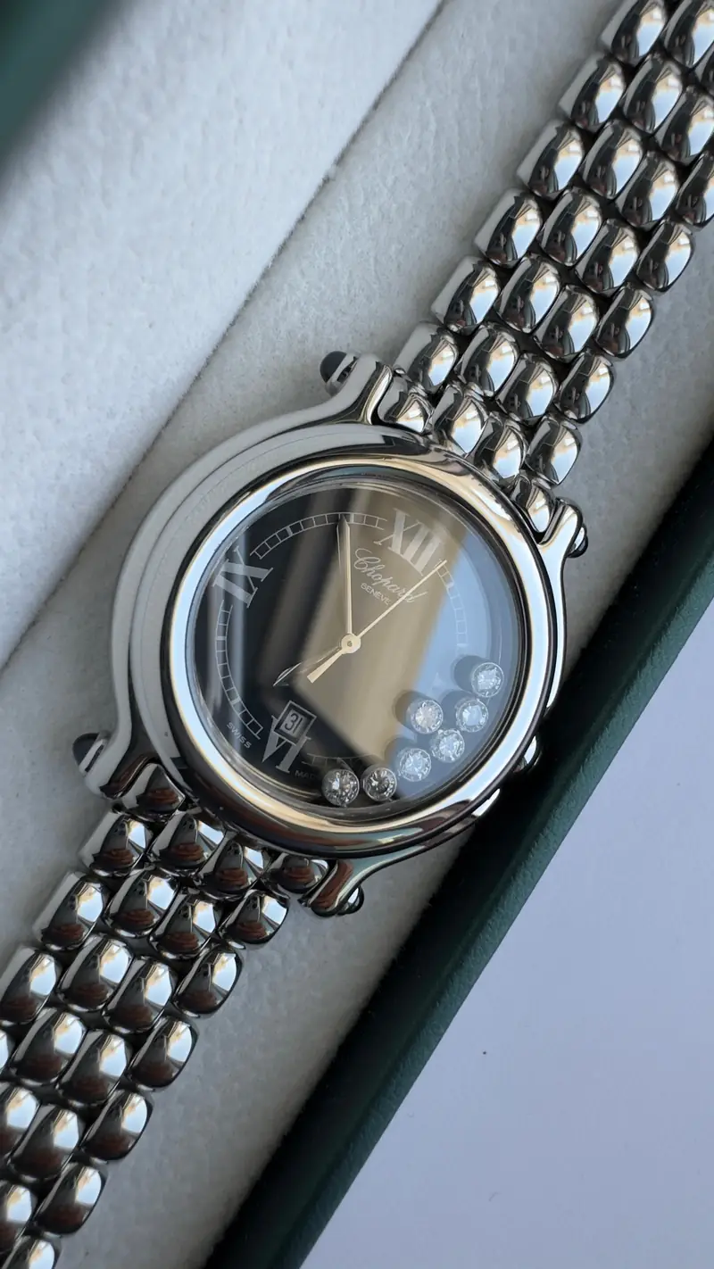 Chopard Happy Sport Medium Black Dial Bracelet Watch — image 7