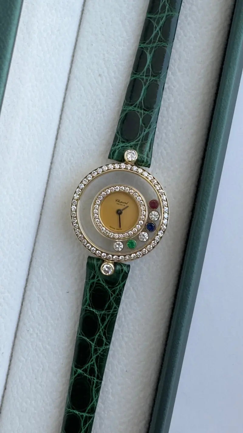 Chopard Happy Diamonds 18K Yellow Gold Vintage Watch — image 11