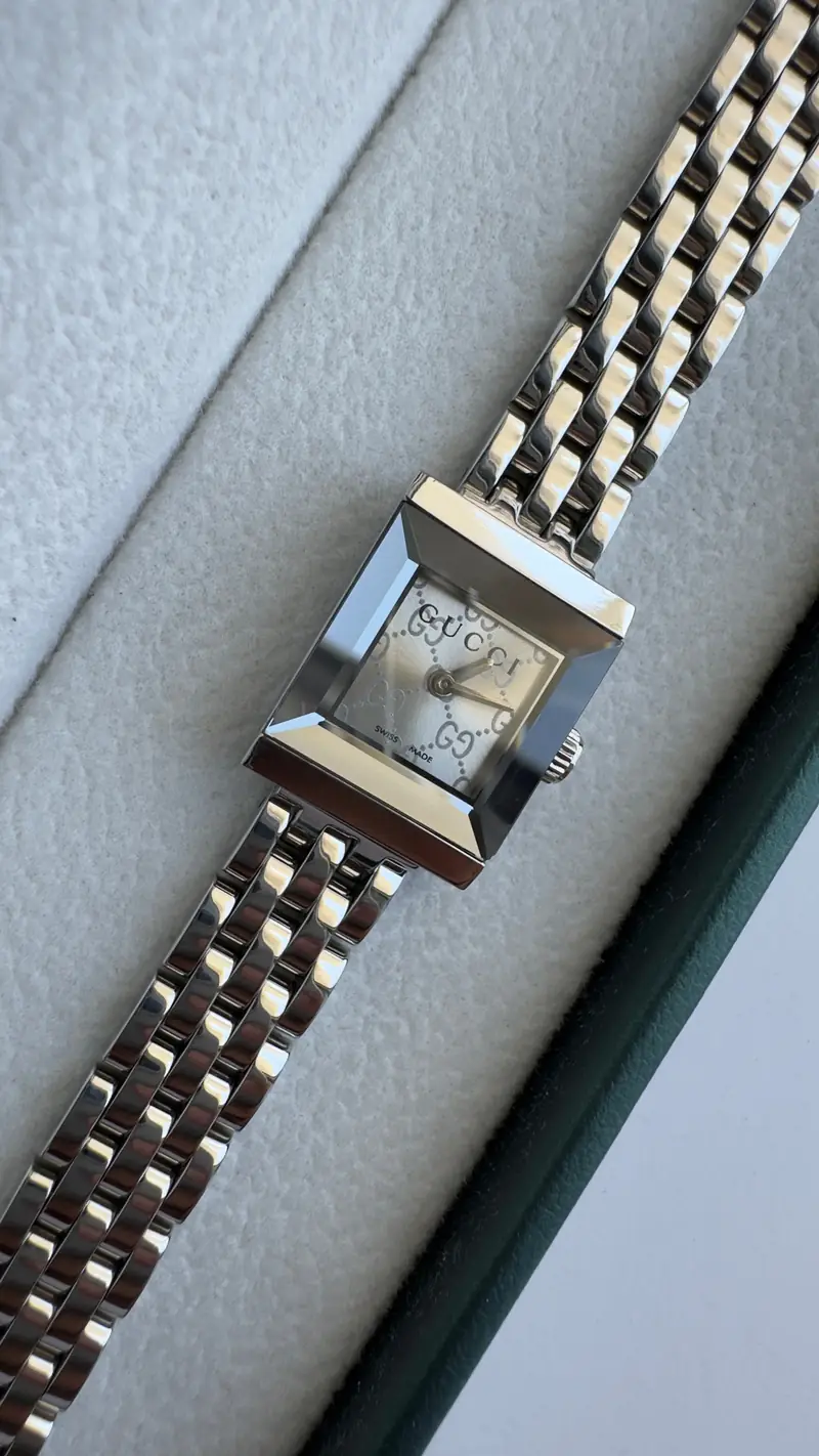 Gucci Mini GG Monogram Square Bracelet Watch — image 6