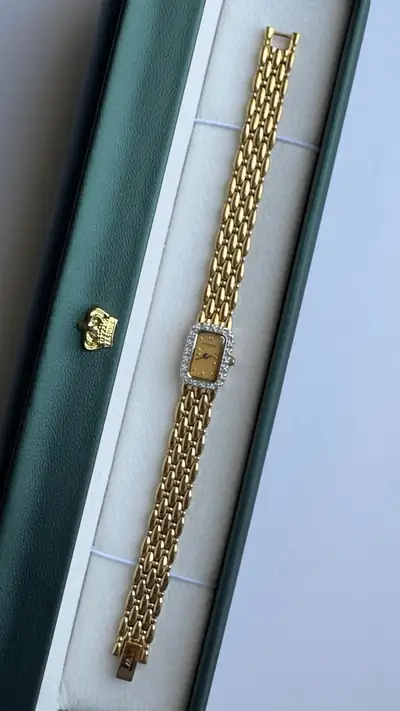 Wittnauer Diamond Bezel Sculpted Bracelet Watch 6