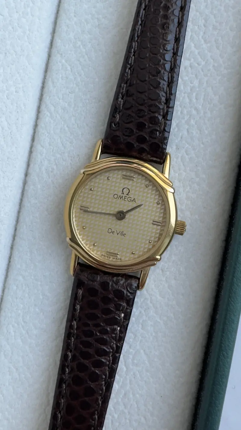 Classic Omega De Ville Textured Dial Watch_1 — image 3