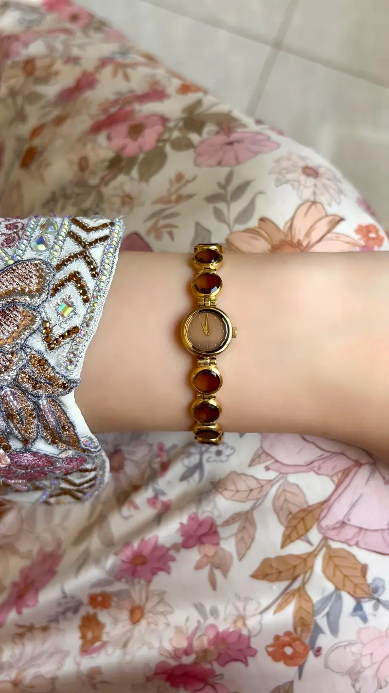 Seiko Lassale Brown Dial Gold-Tone Link Bracelet Watch — image 7
